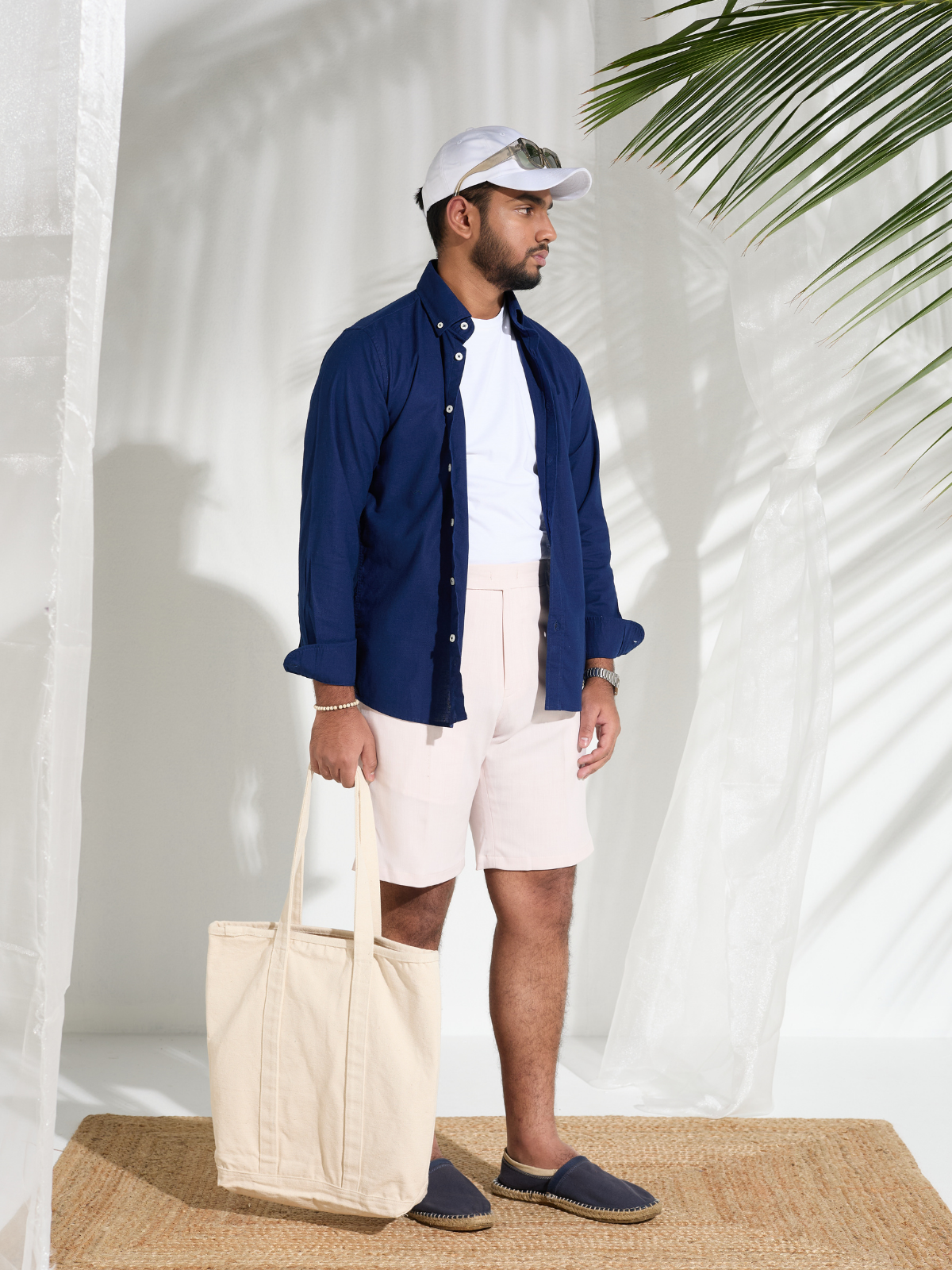 Navy Button Down Shirt