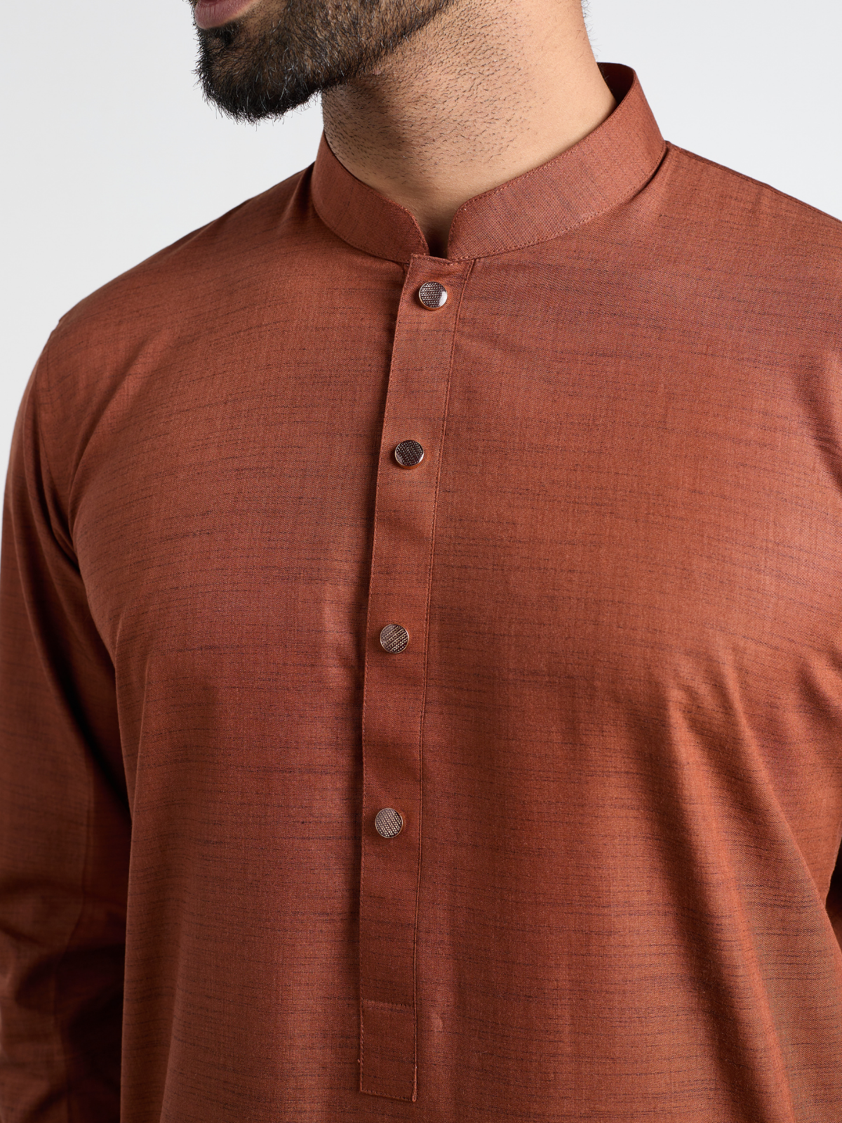 Umber Cufflink Kurta