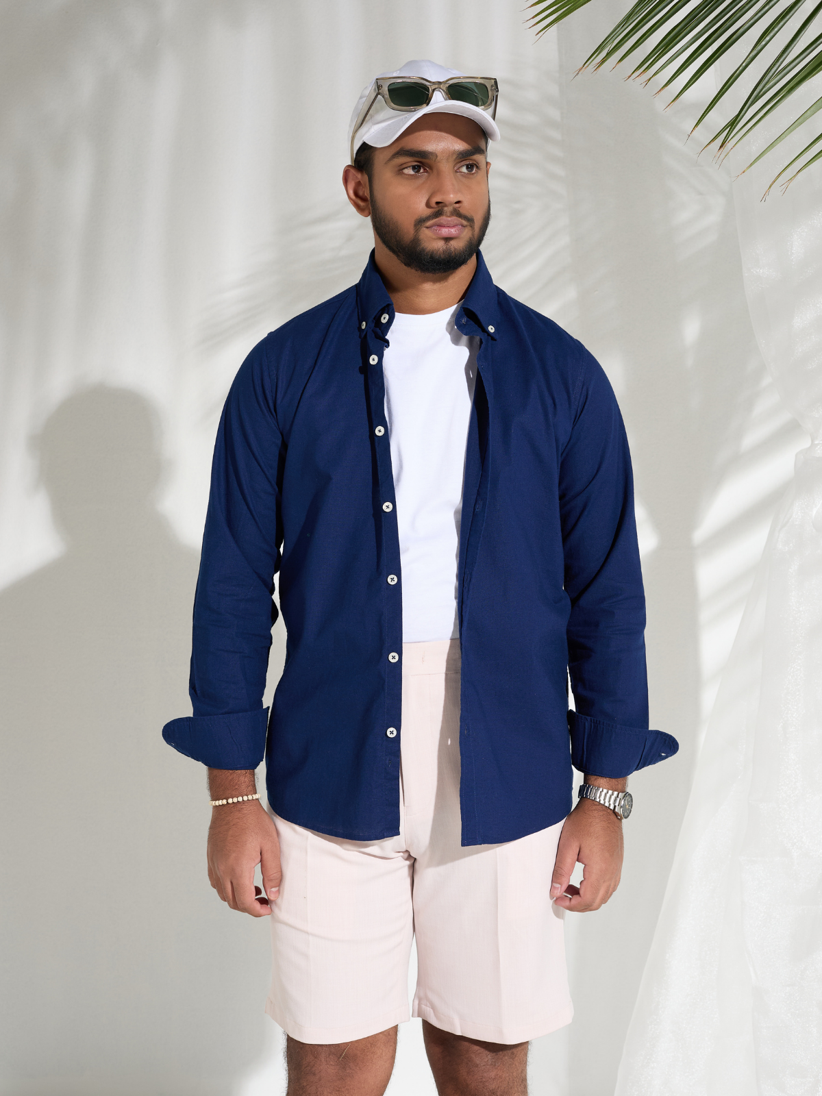 Navy Button Down Shirt