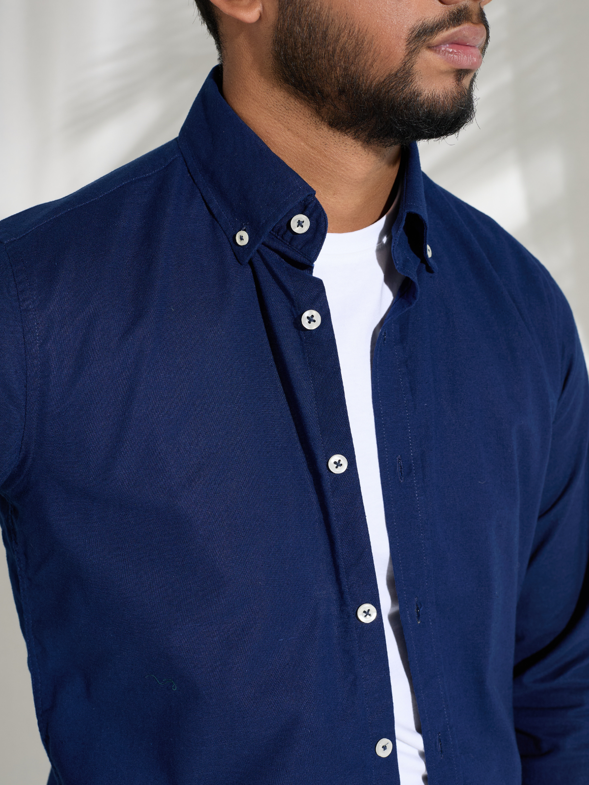 Navy Button Down Shirt
