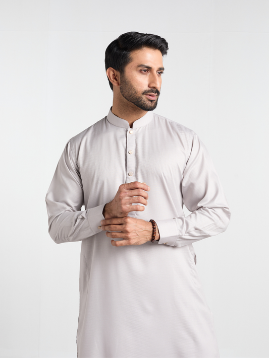 Dove Grey Single Kurta