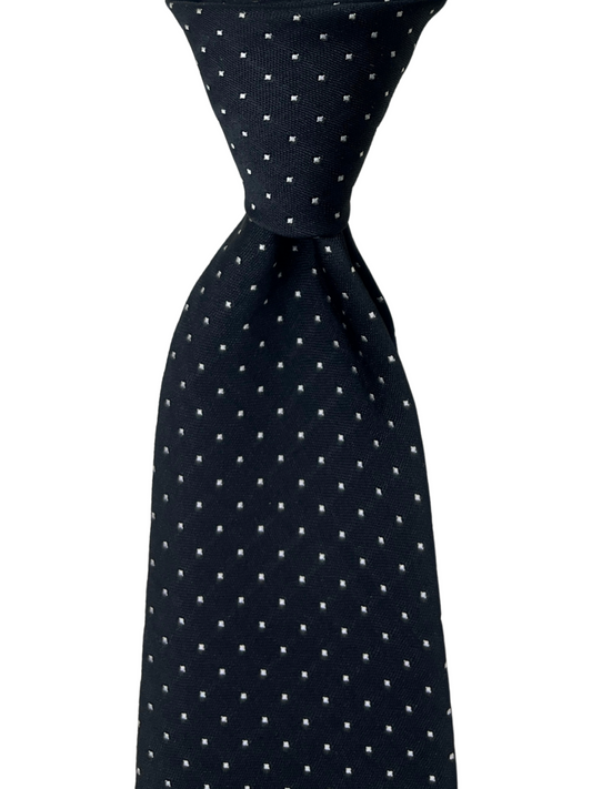 Black Polka Tie