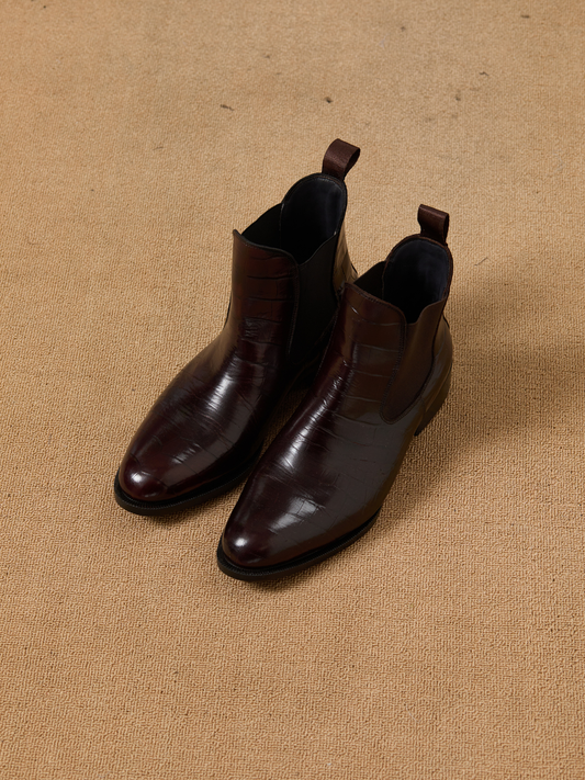 Aligator Chelsea Boot : Deep Chocolate