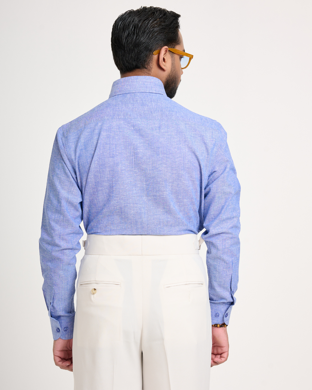 Chambray Blue Button down Shirt
