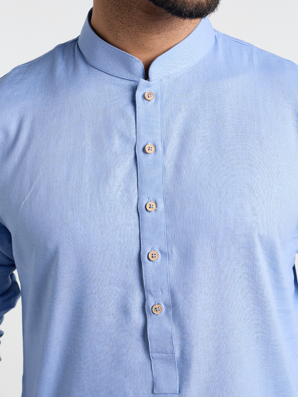 Light Blue Basic Kurta