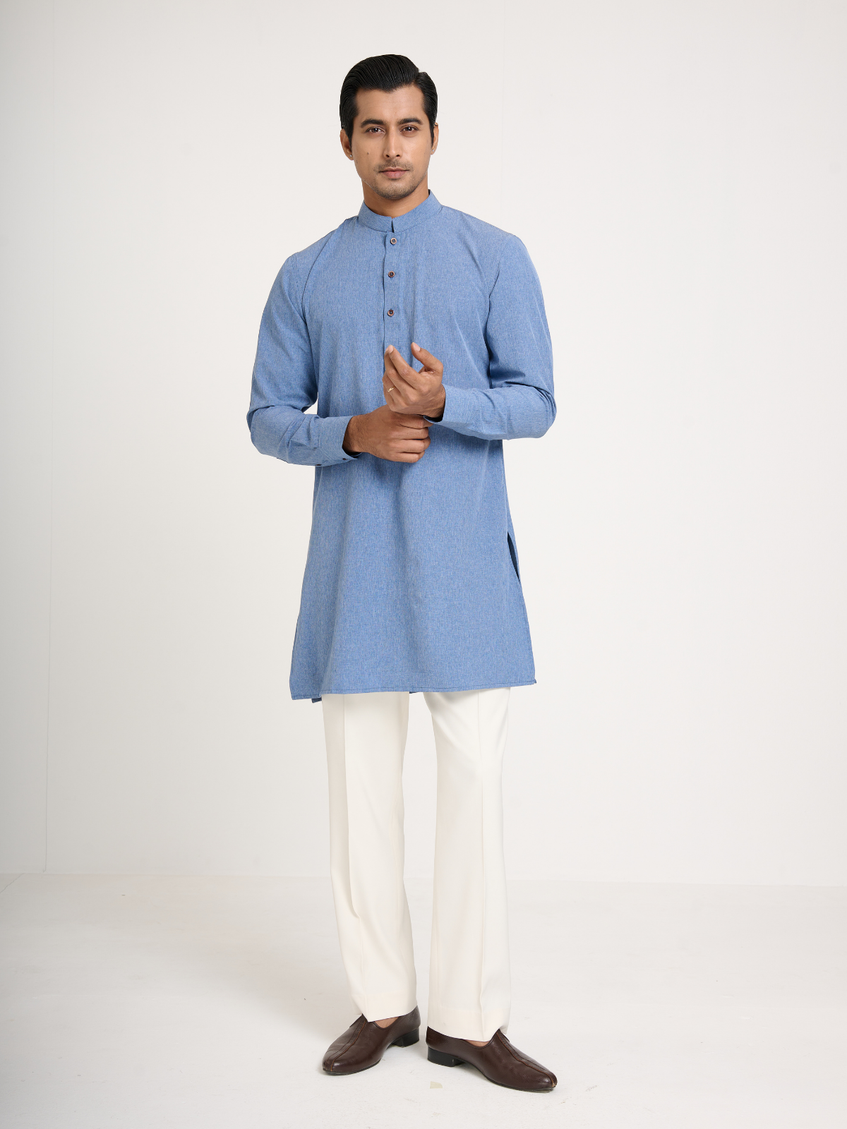 Blue Short Single Kurta