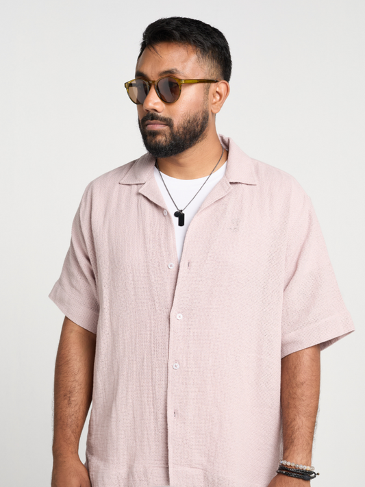 Lavender Cuban Shirt