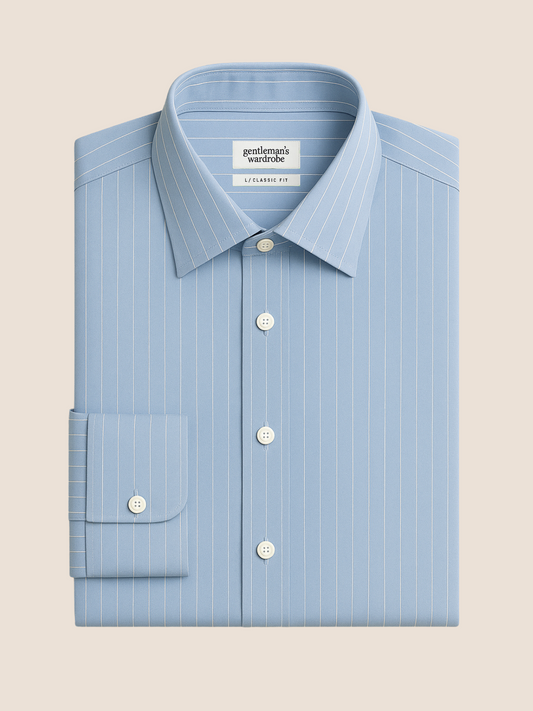 Pinstripe Sky Formal Shirt