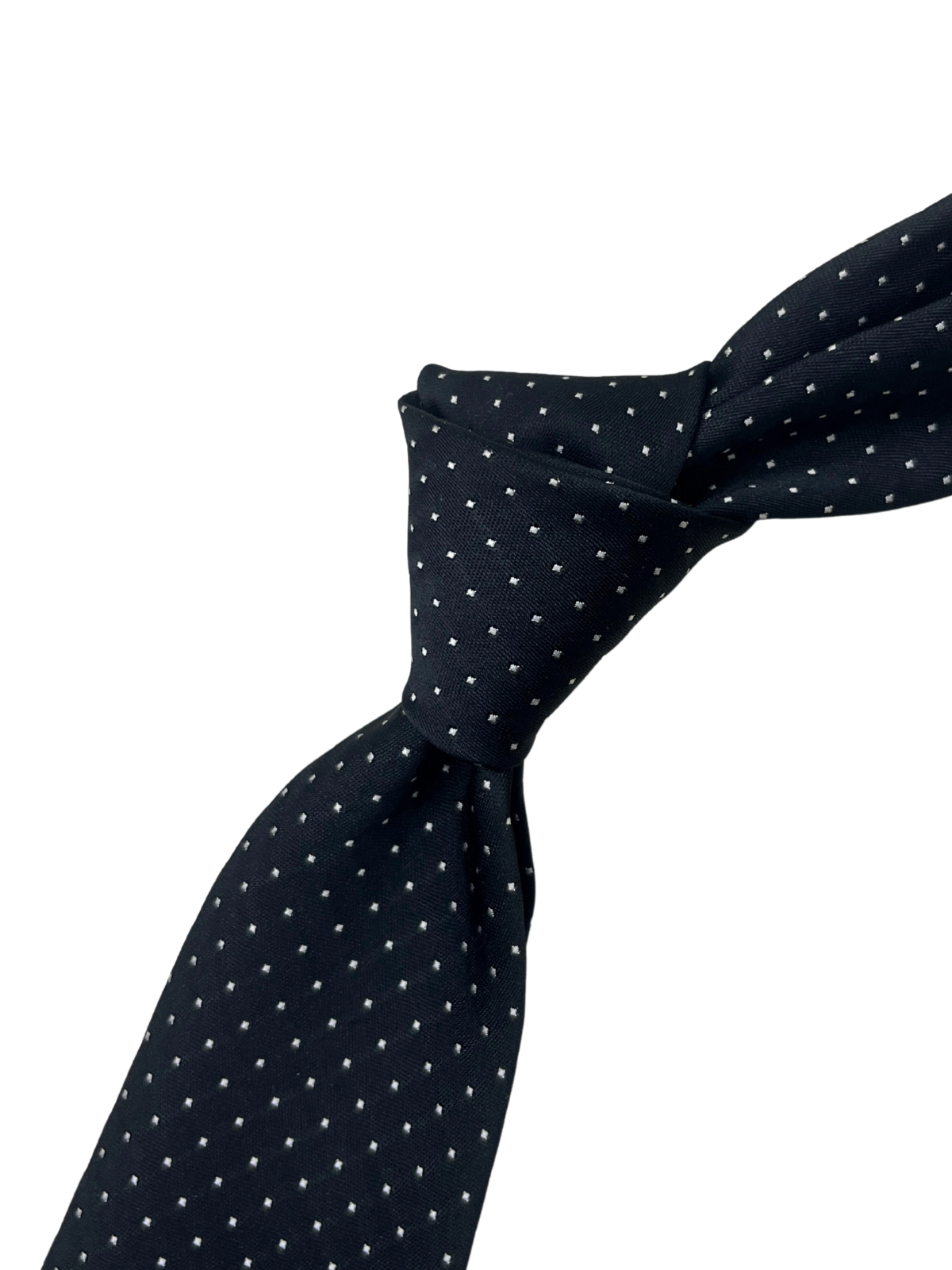 Black Polka Tie