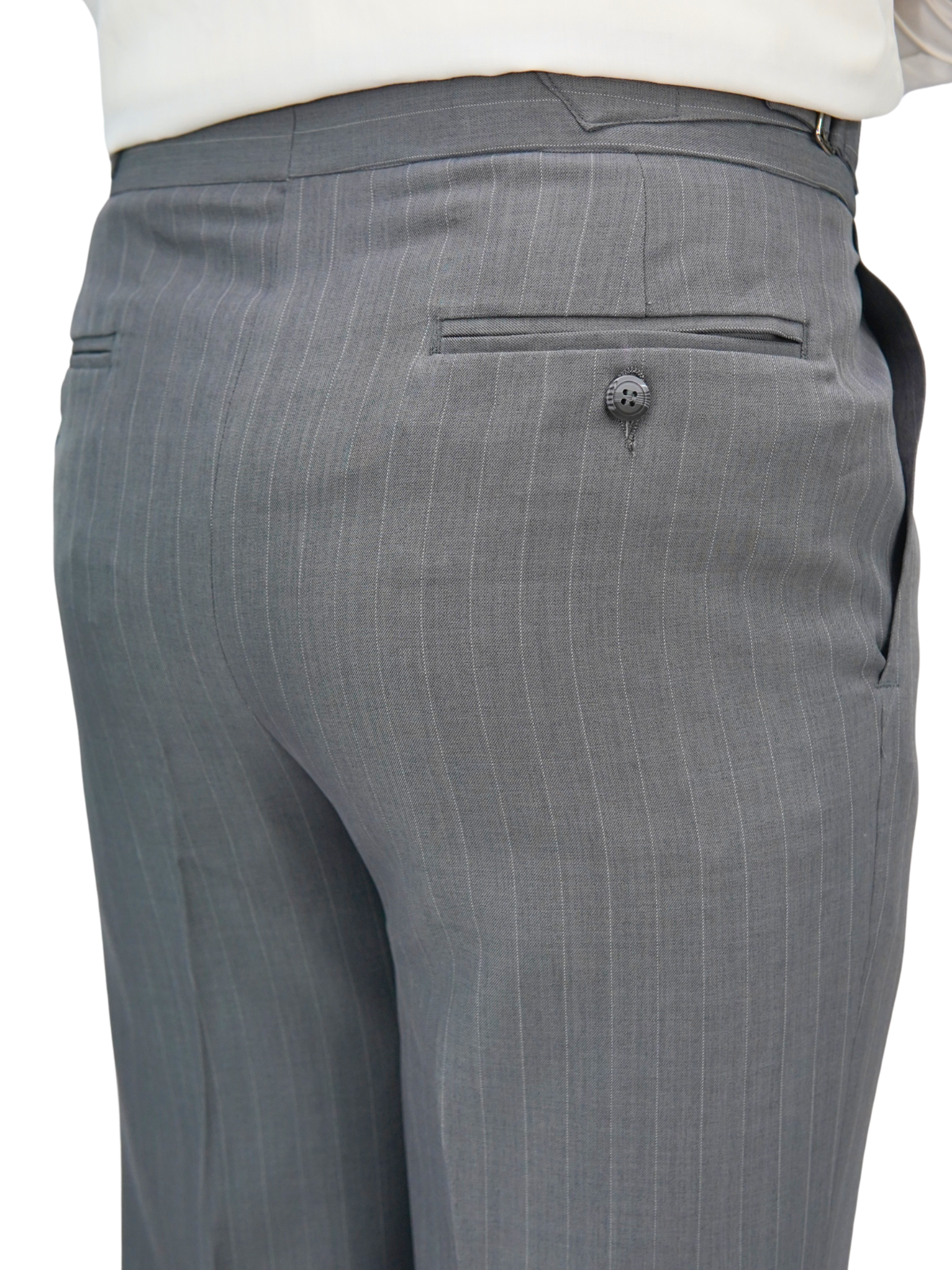 Grey Stripe Formal Trouser