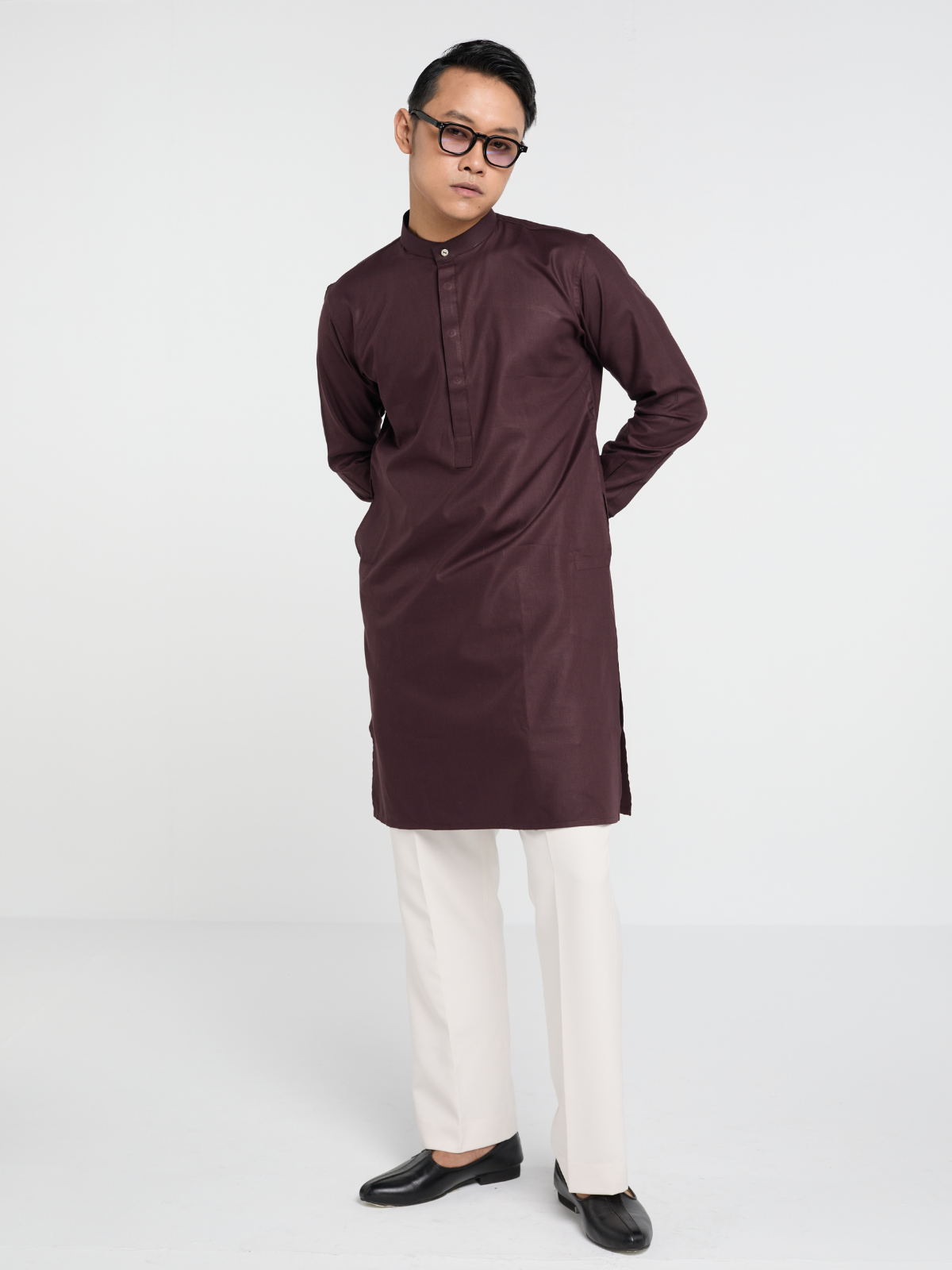 Dark Brown Single Kurta