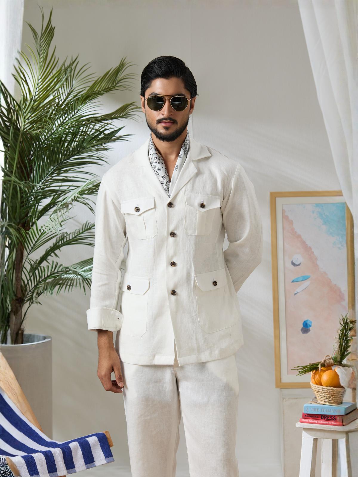 Ivory Field Shacket