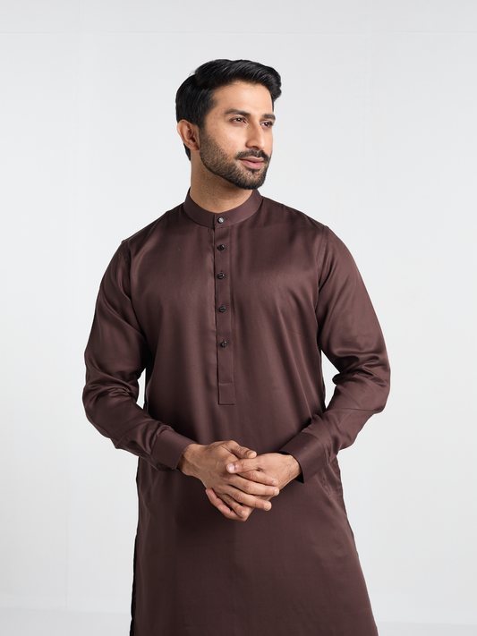 Brown Classic Kabli Suit