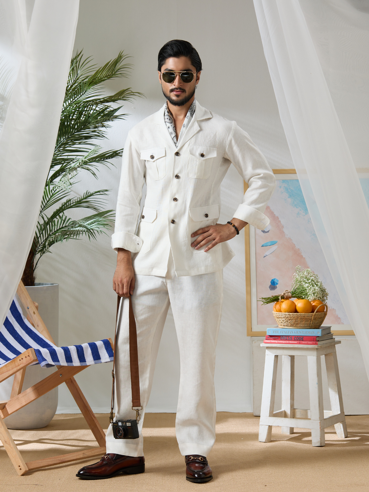 Ivory Field Shacket
