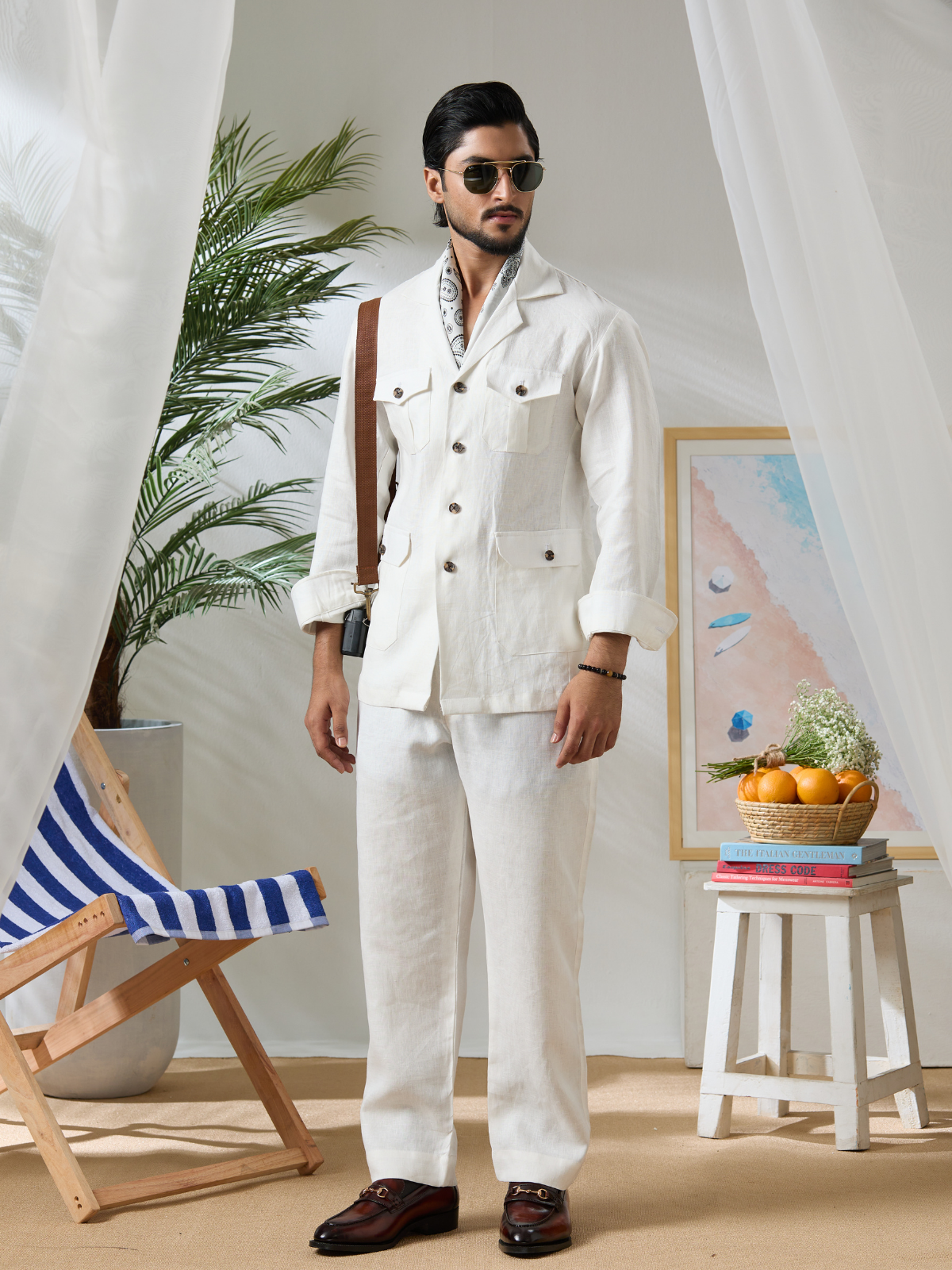 Ivory Field Shacket