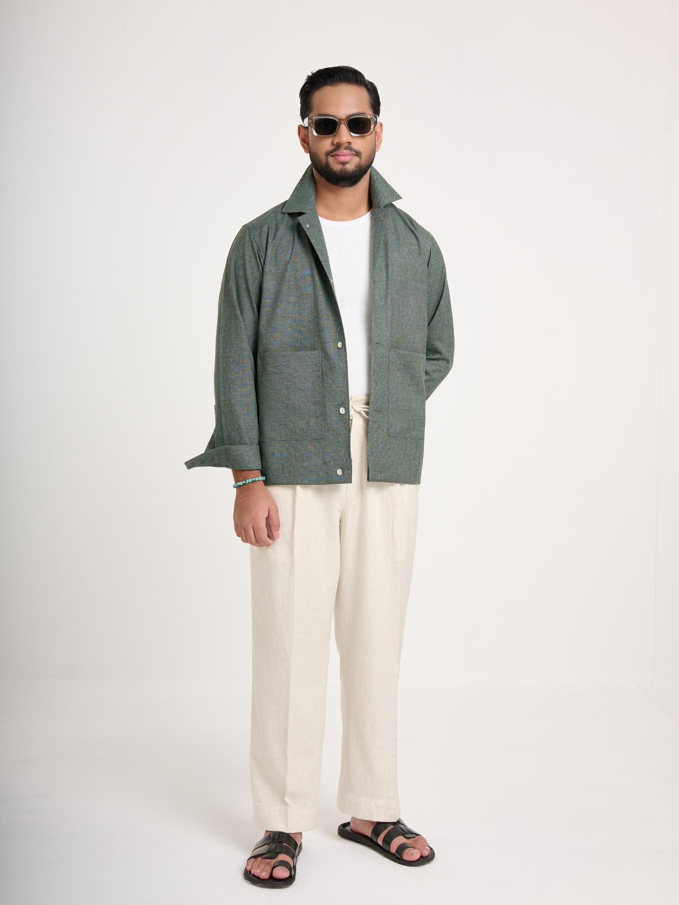 Forest Green Shacket