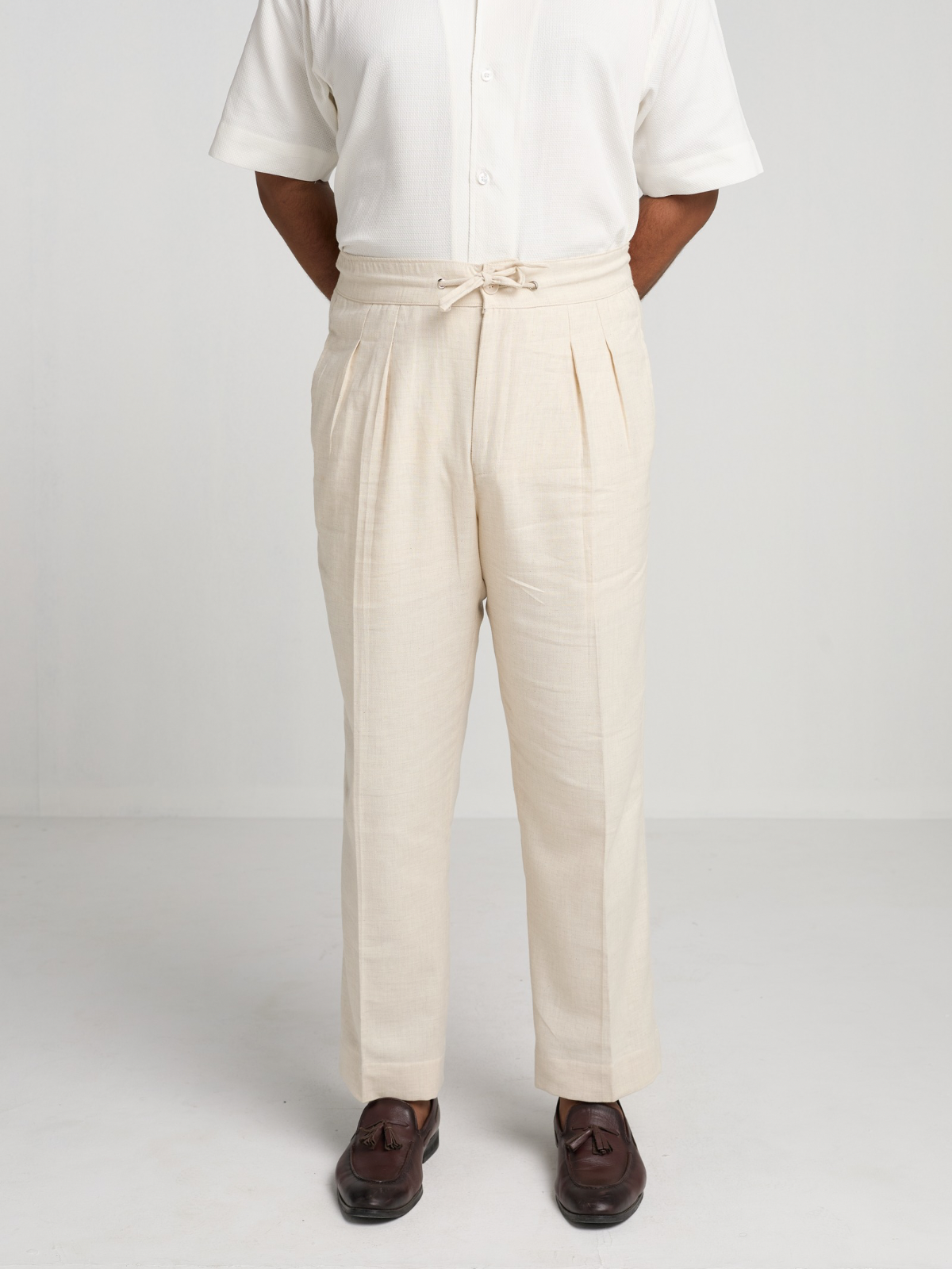 Off-white Draw String Trouser