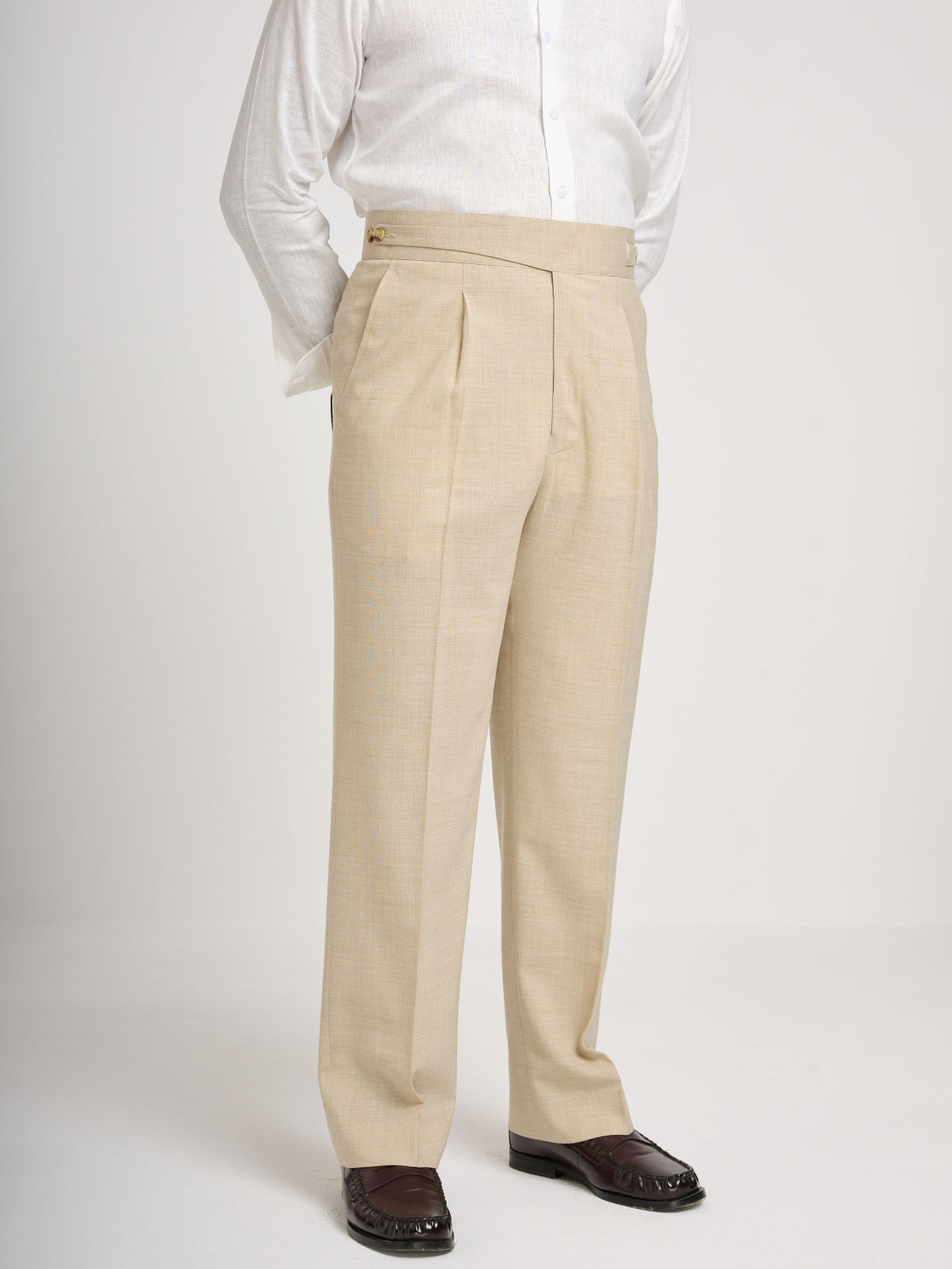 Sand Beige Formal Trouser