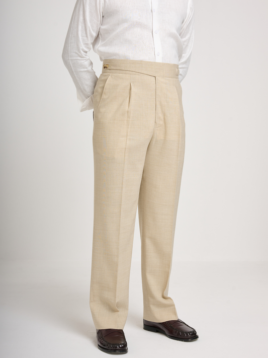Sand Beige Formal Trouser