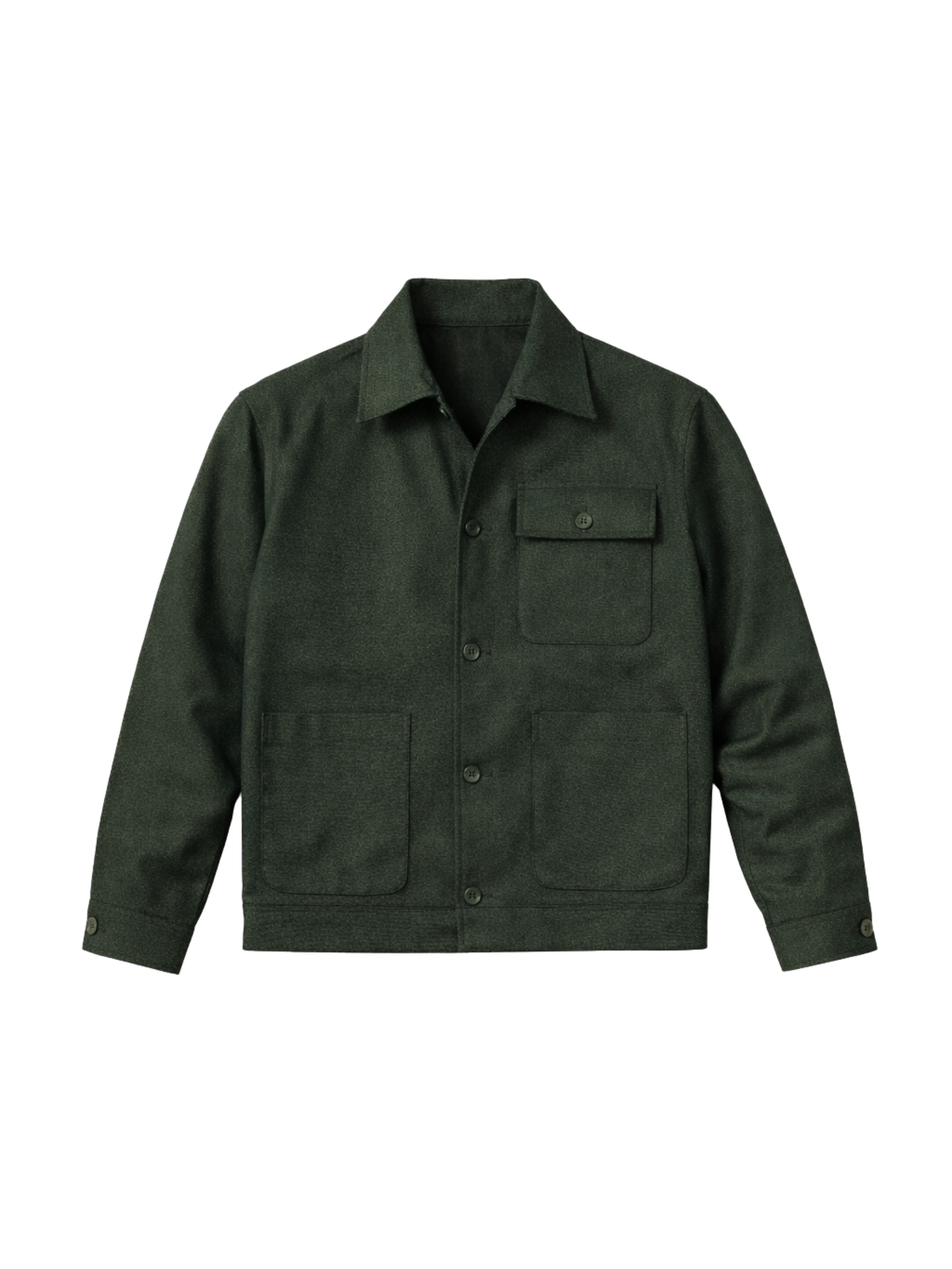 Forest Green Shacket