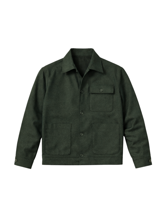 Forest Green Shacket