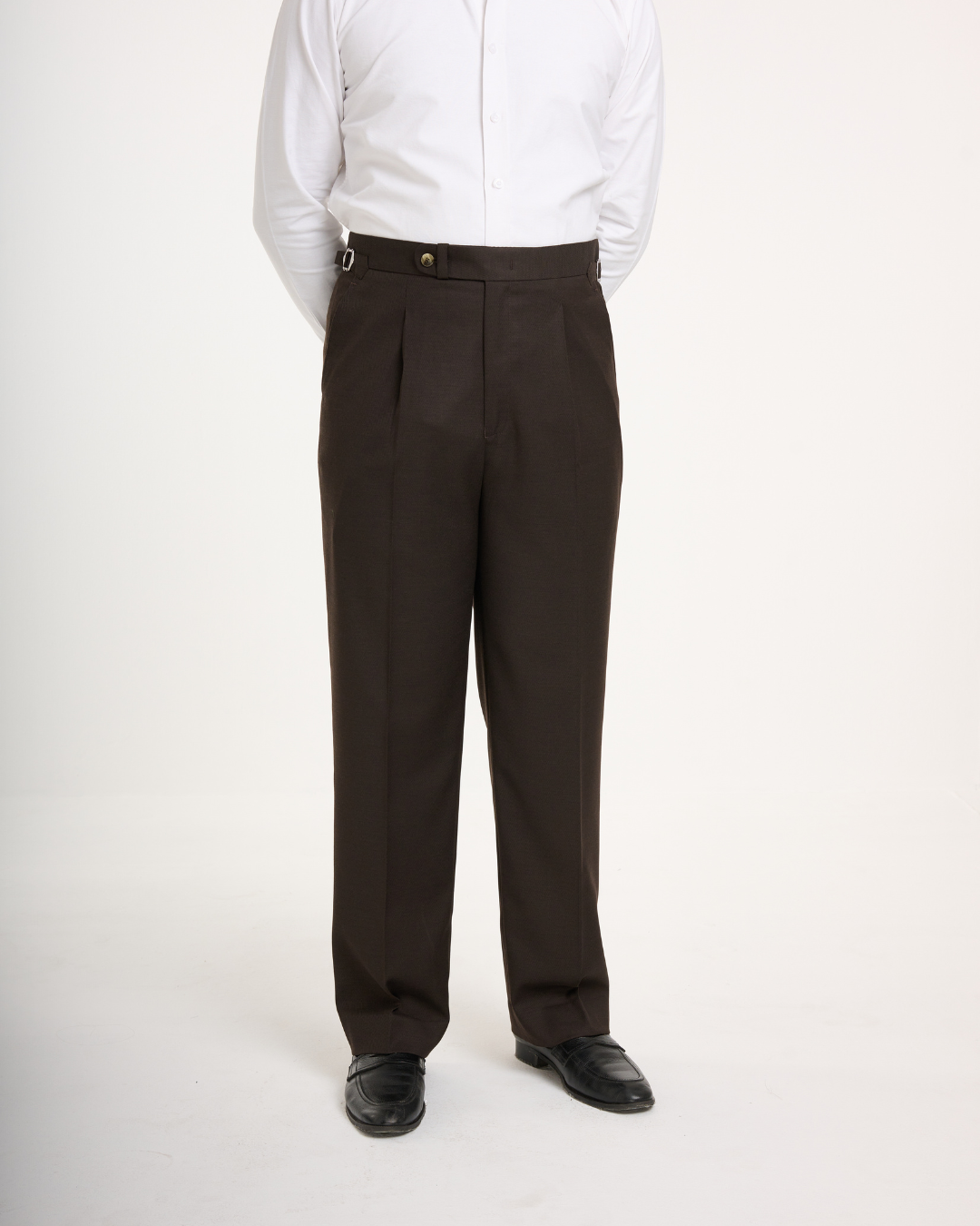 Coffee Single Button Trouser