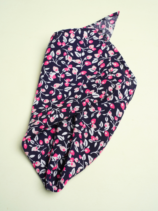 Purple & Pink Floral Pocket Square