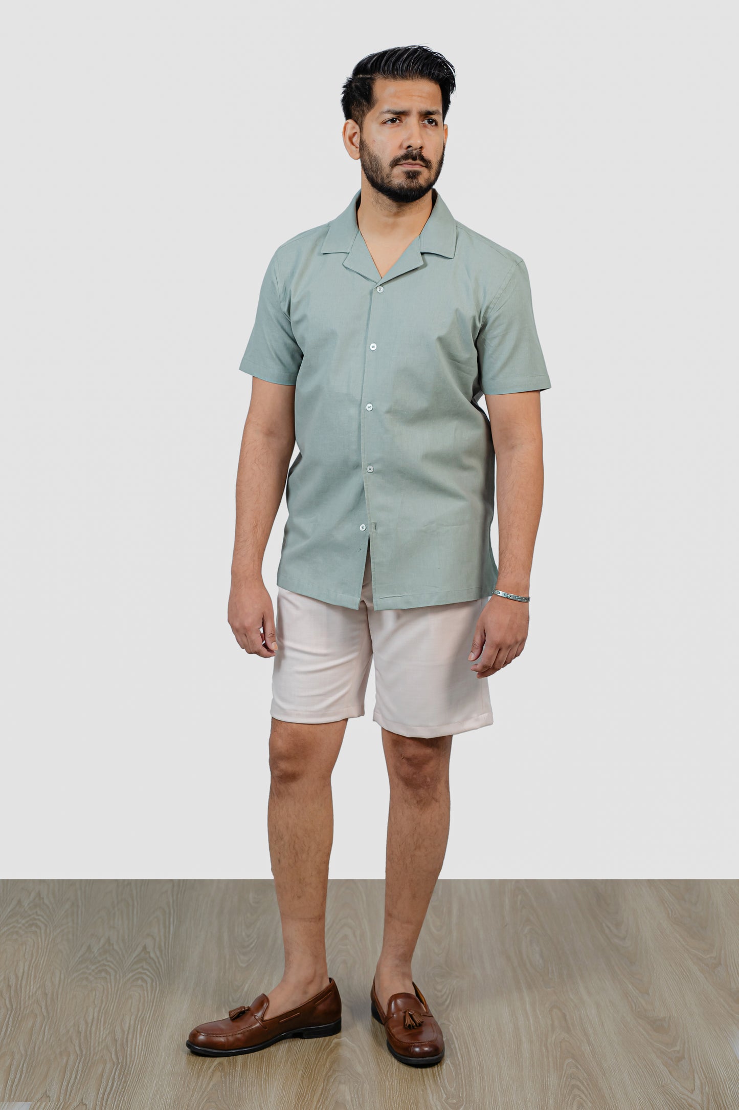 Fern Cuban Half Shirt