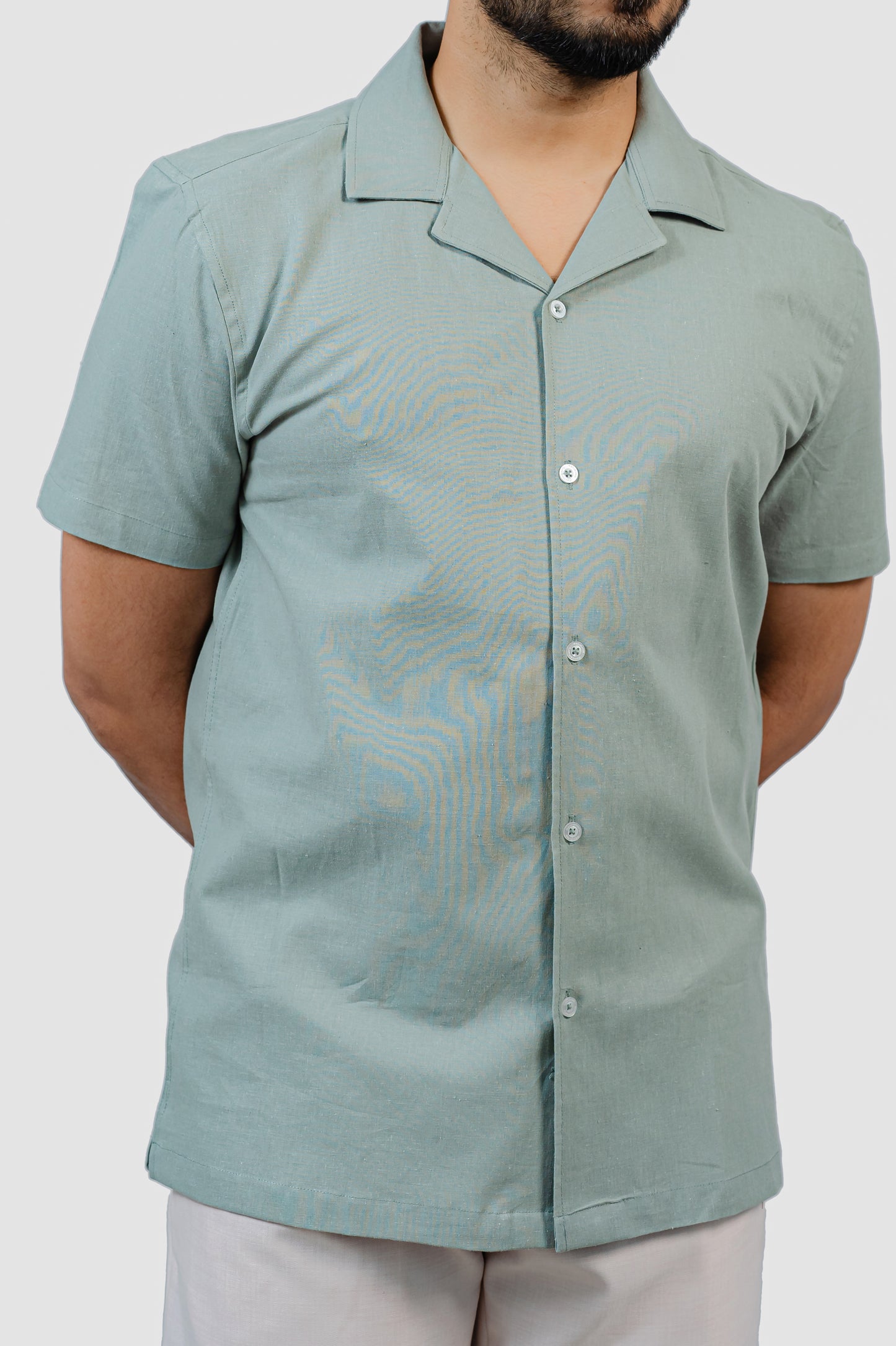 Fern Cuban Half Shirt