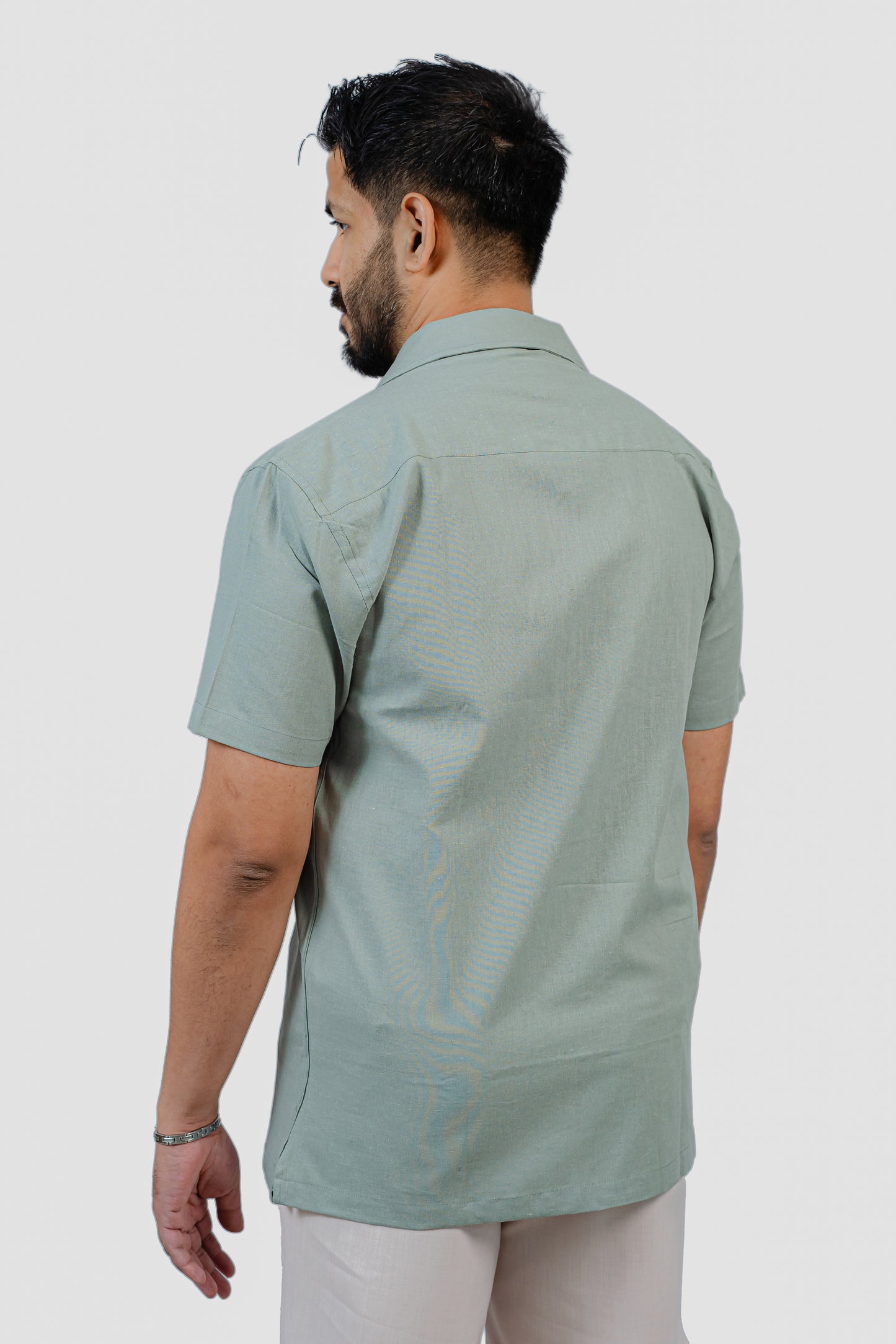 Fern Cuban Half Shirt