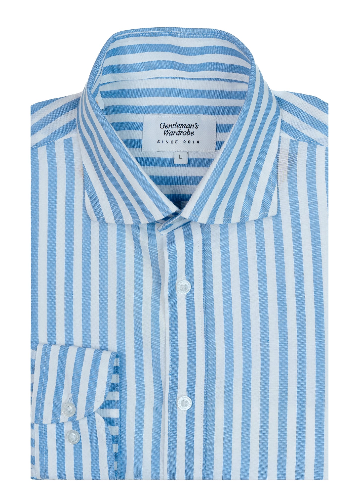 Sky Blue Bengal Stripe Formal Shirt