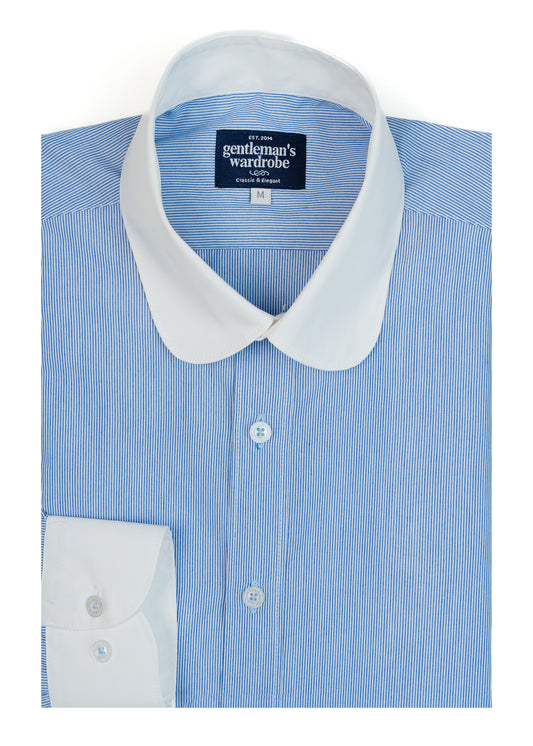 Winchester Blue Subtle Stripe Formal Shirt