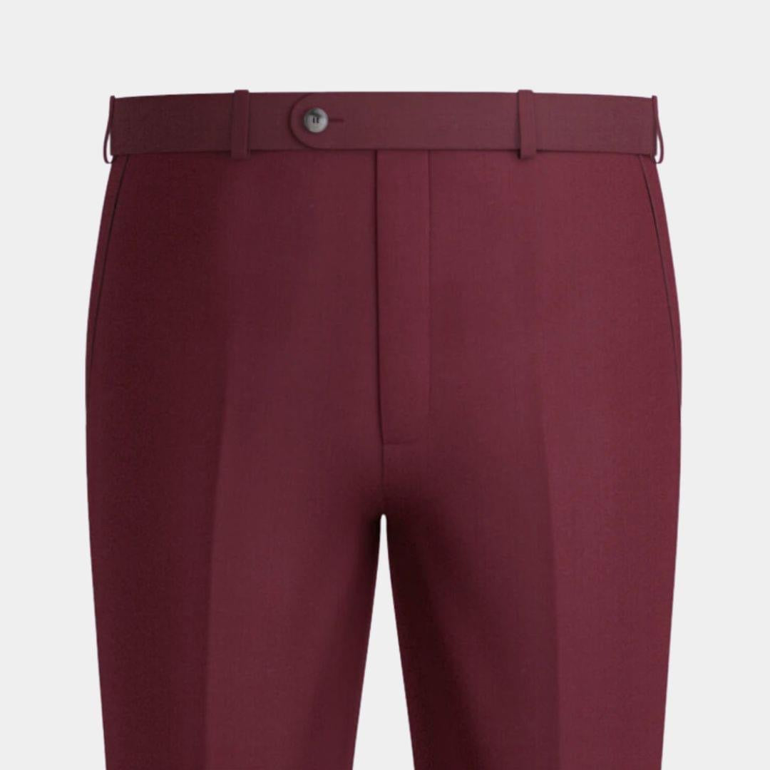 Maroon Formal Trouser