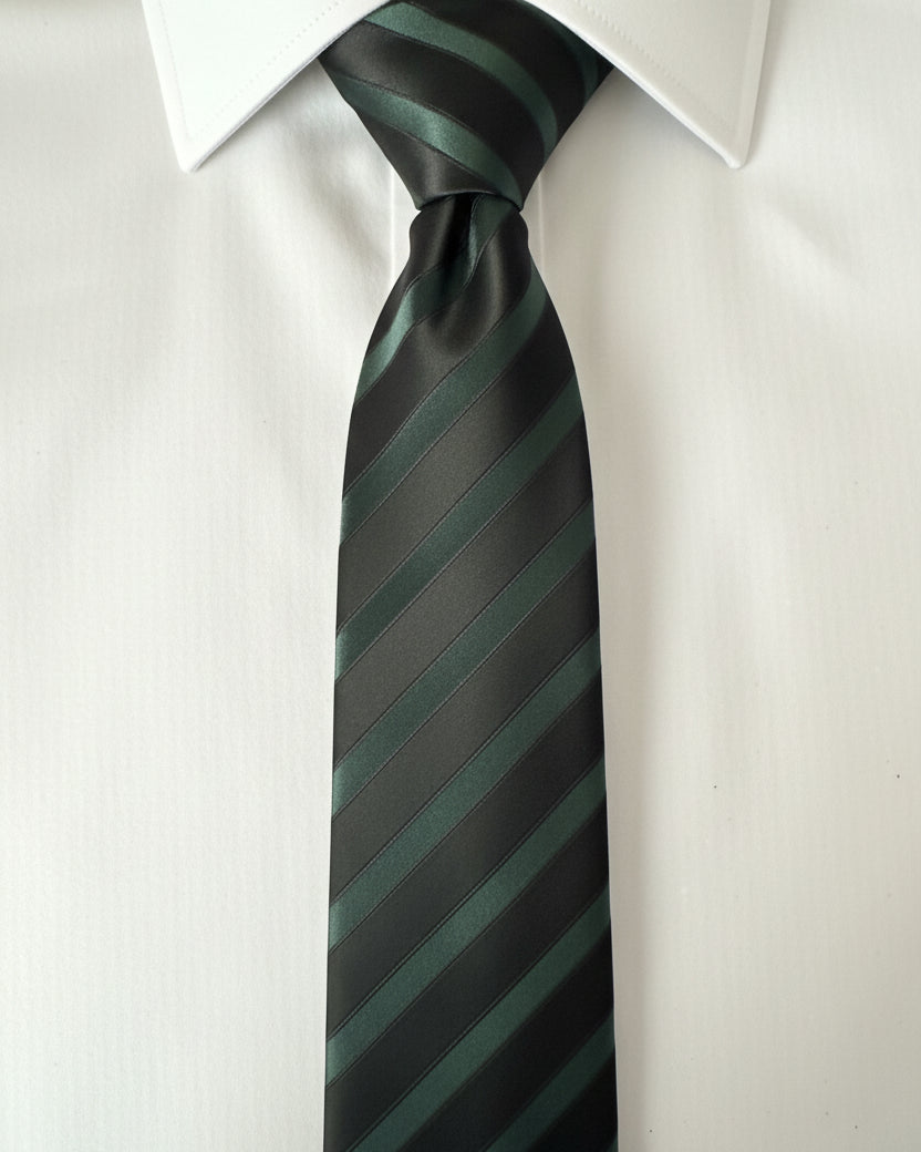 Forest Shadow Stripe Tie