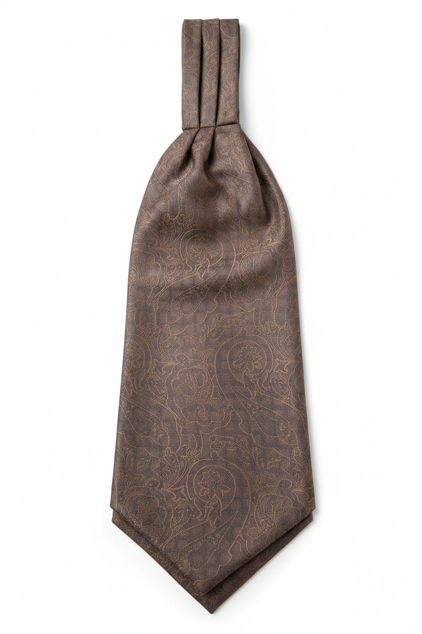 Bronze Jacquard Ascot