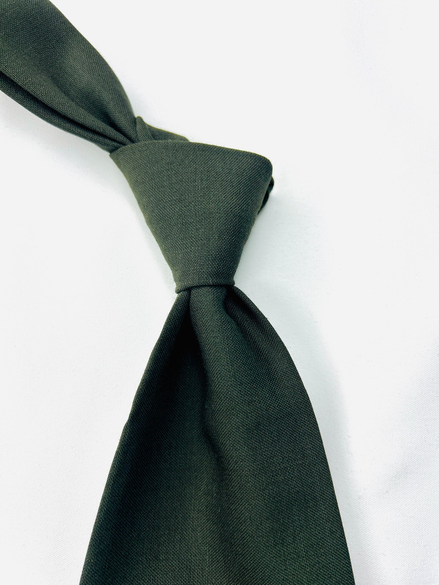 bottle green tie
