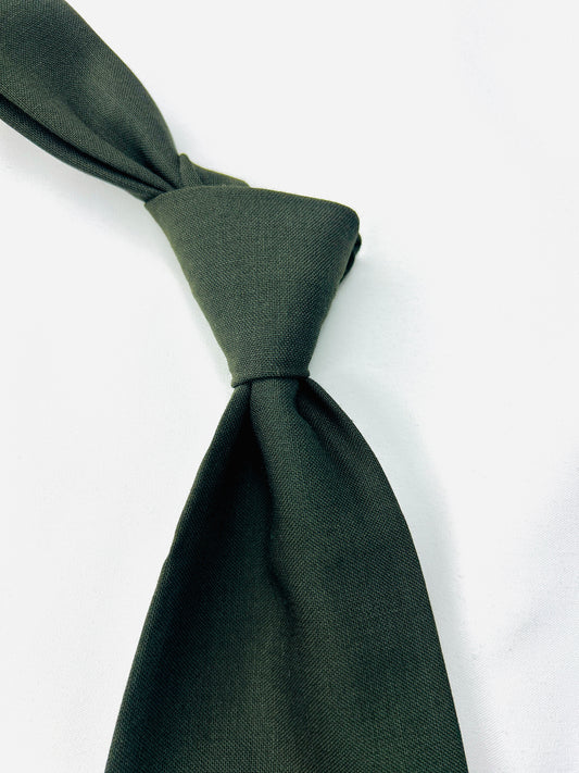 bottle green tie