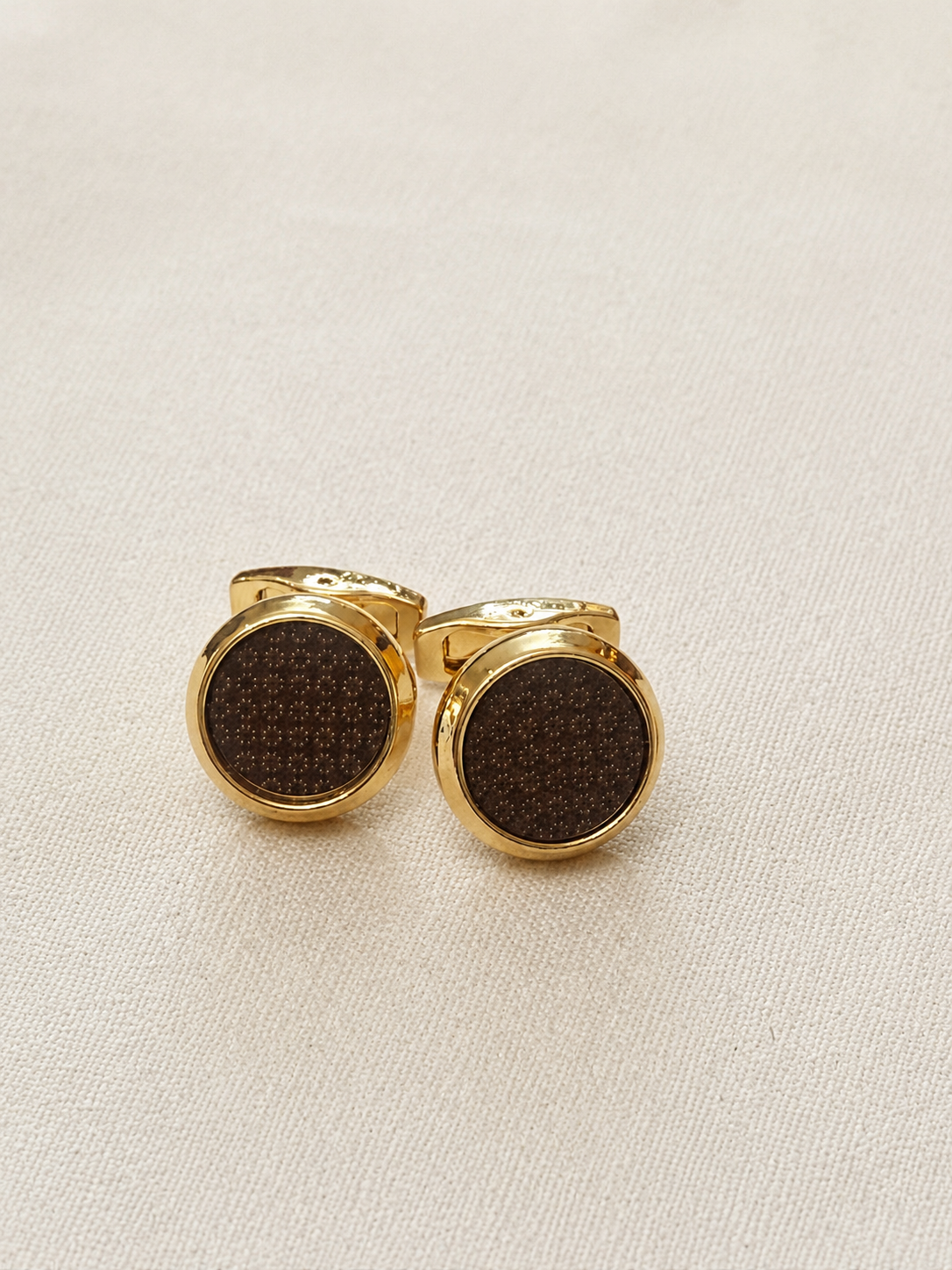 Espresso Mosaic Cufflinks