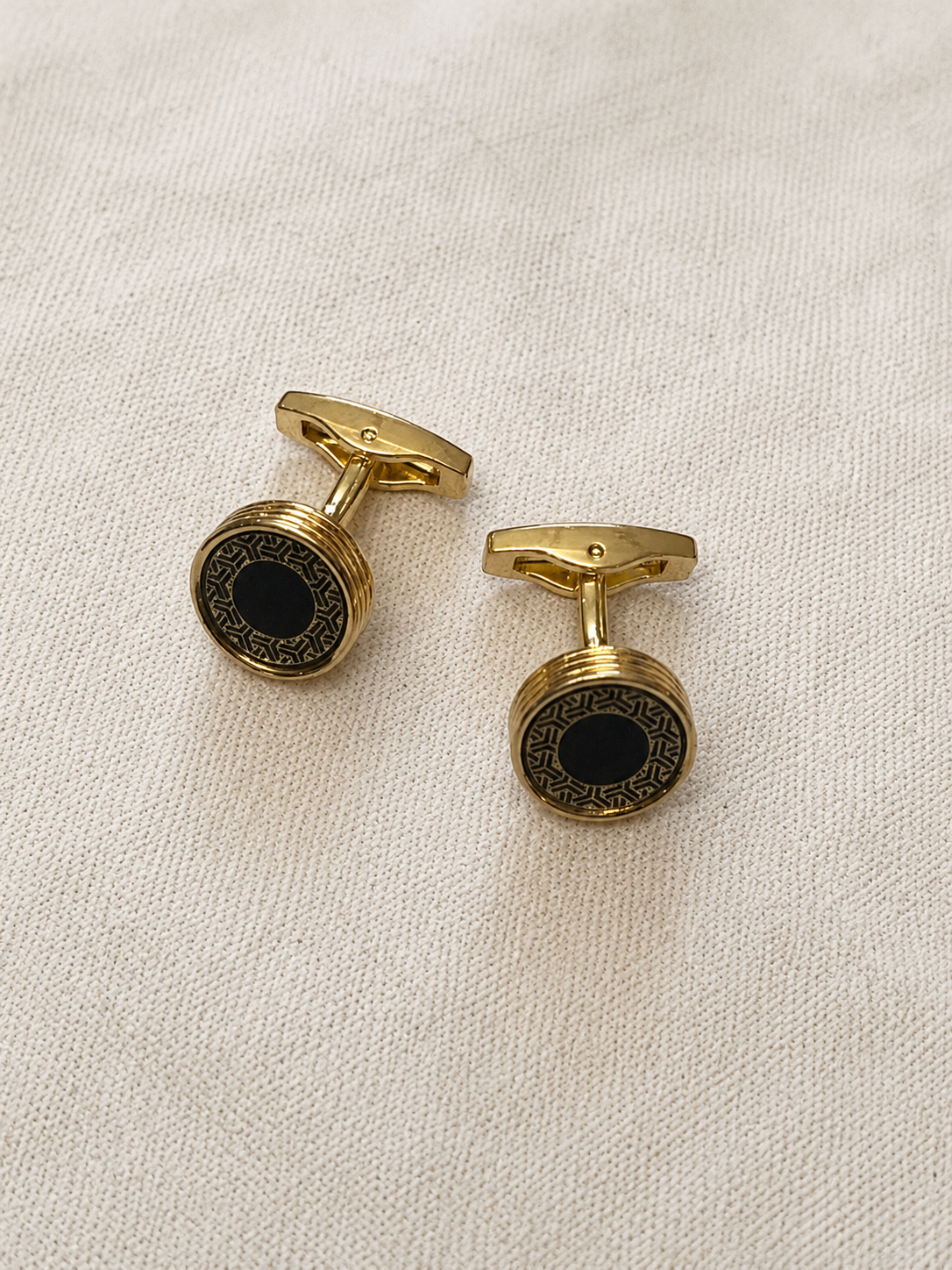 Octagonal Onyx Cufflinks