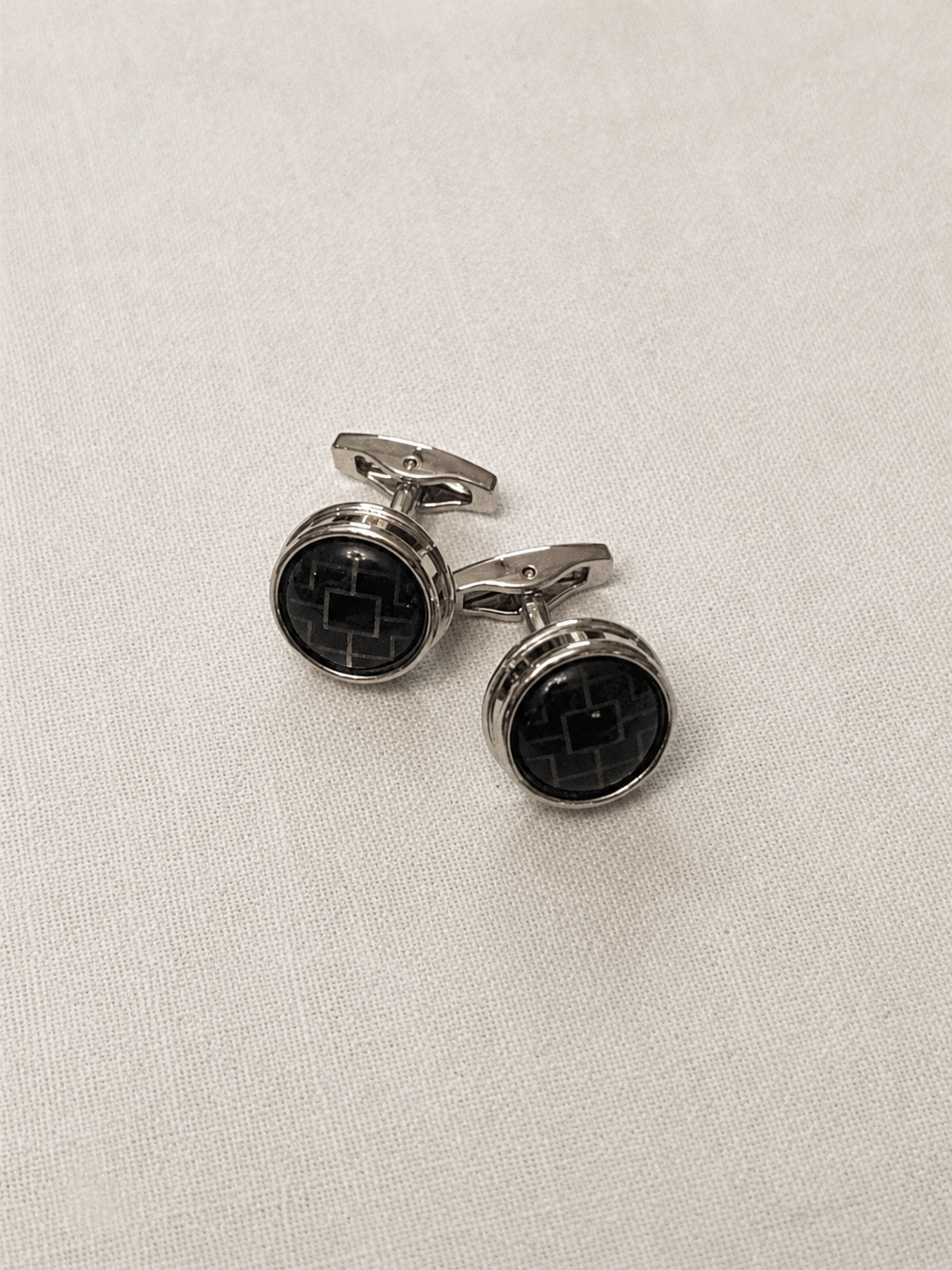 Deco Grid Cufflinks
