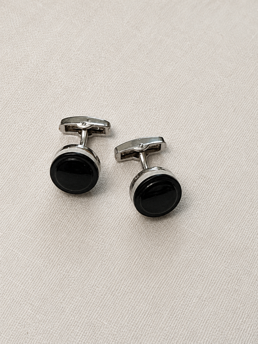 Onyx Orbit Cufflinks