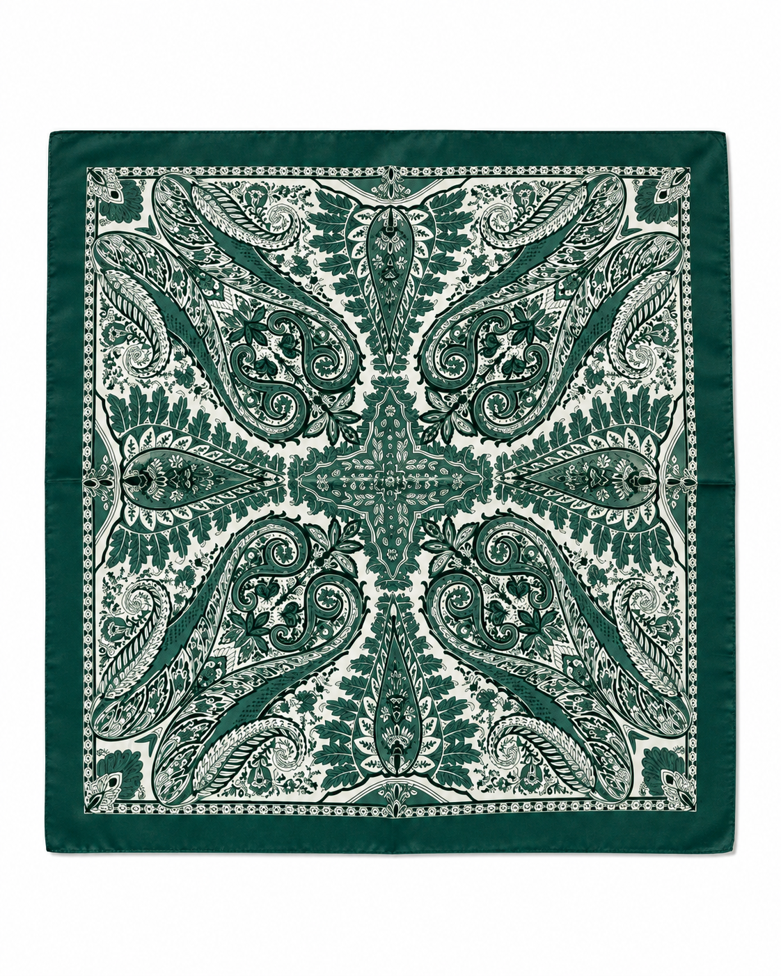 Emerald Heritage Paisley Bandana