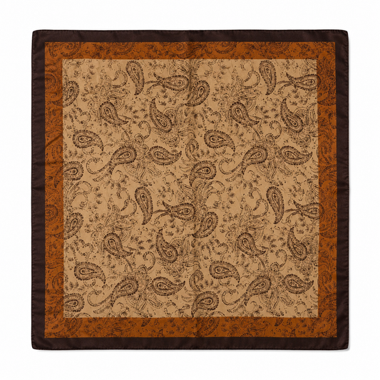 Burnished Paisley Bandana