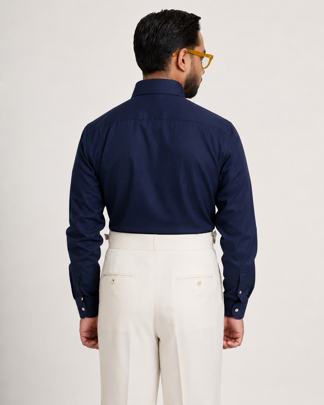 Navy Button Down Formal Shirt