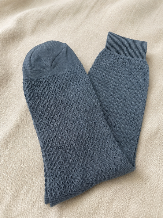 Cozy Blue Socks
