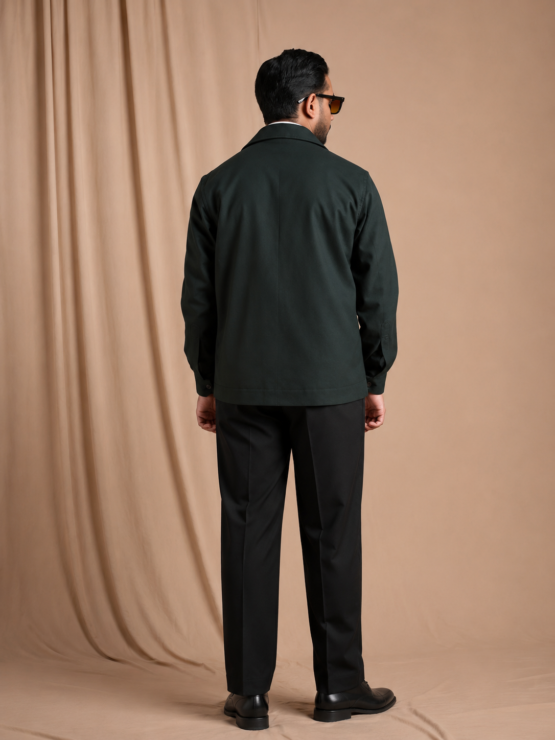 Bottle Green Shacket