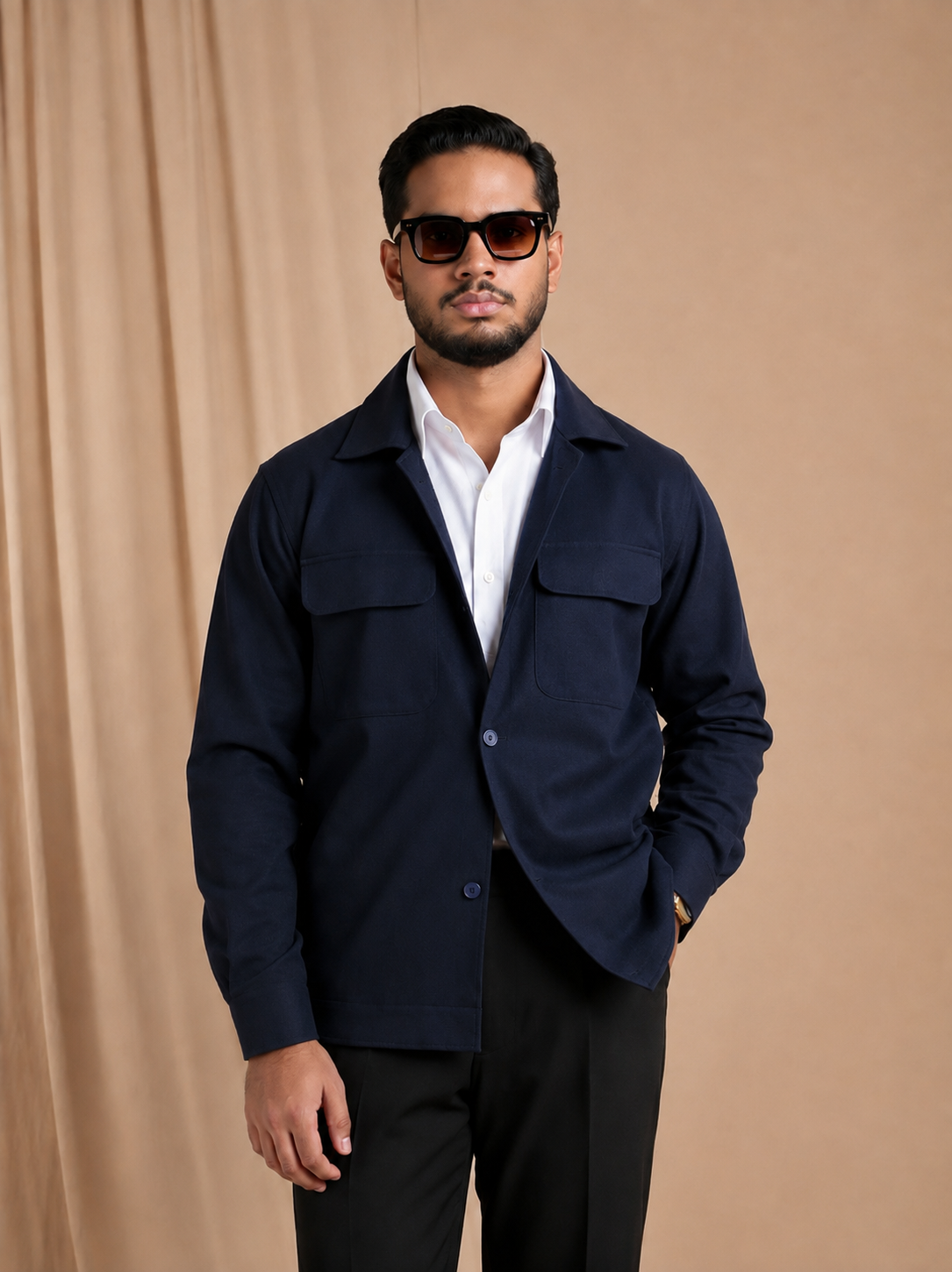Midnight Navy Shacket