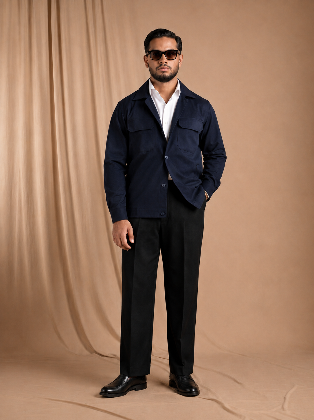 Midnight Navy Shacket