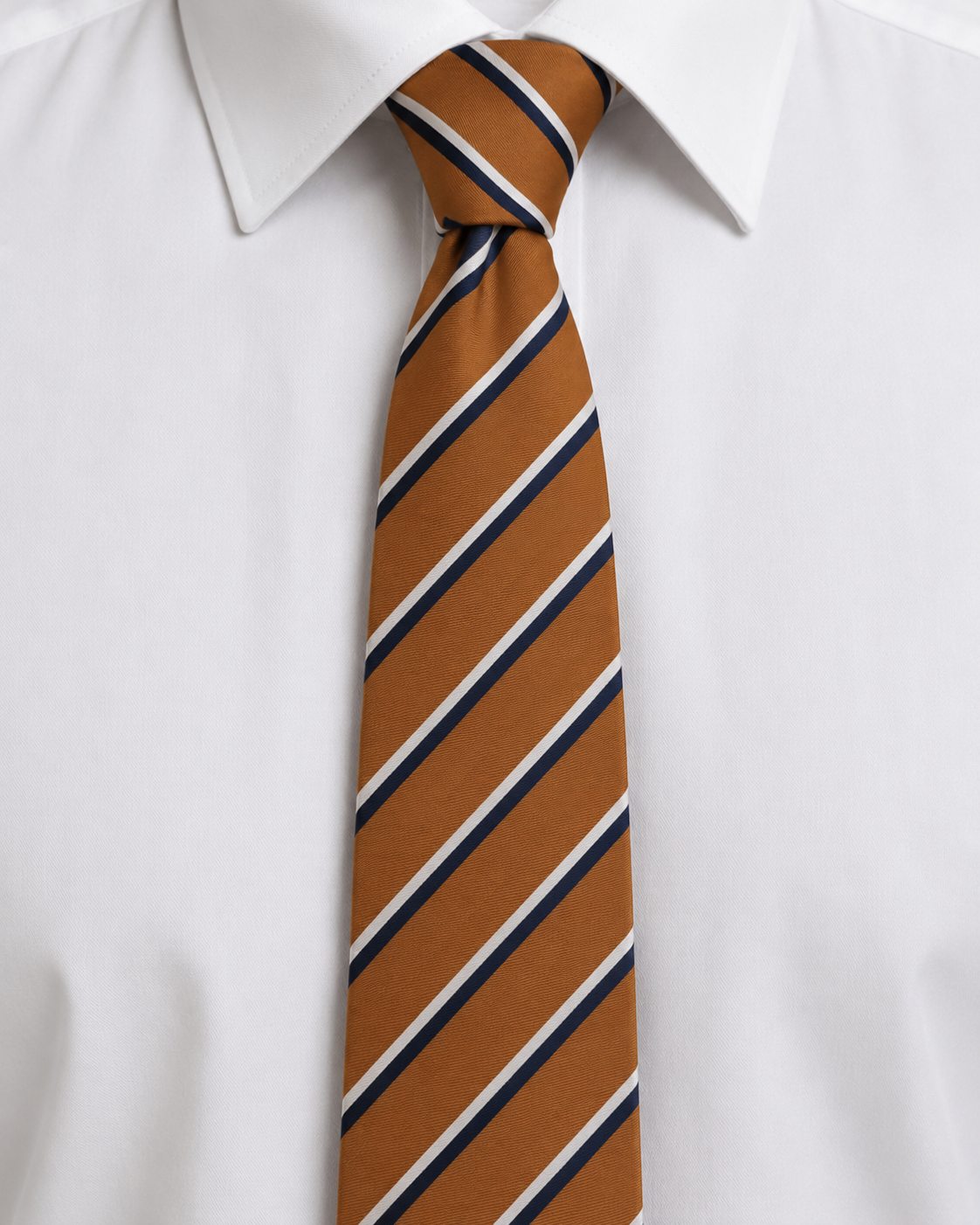Ascot Ochre Stripe Tie