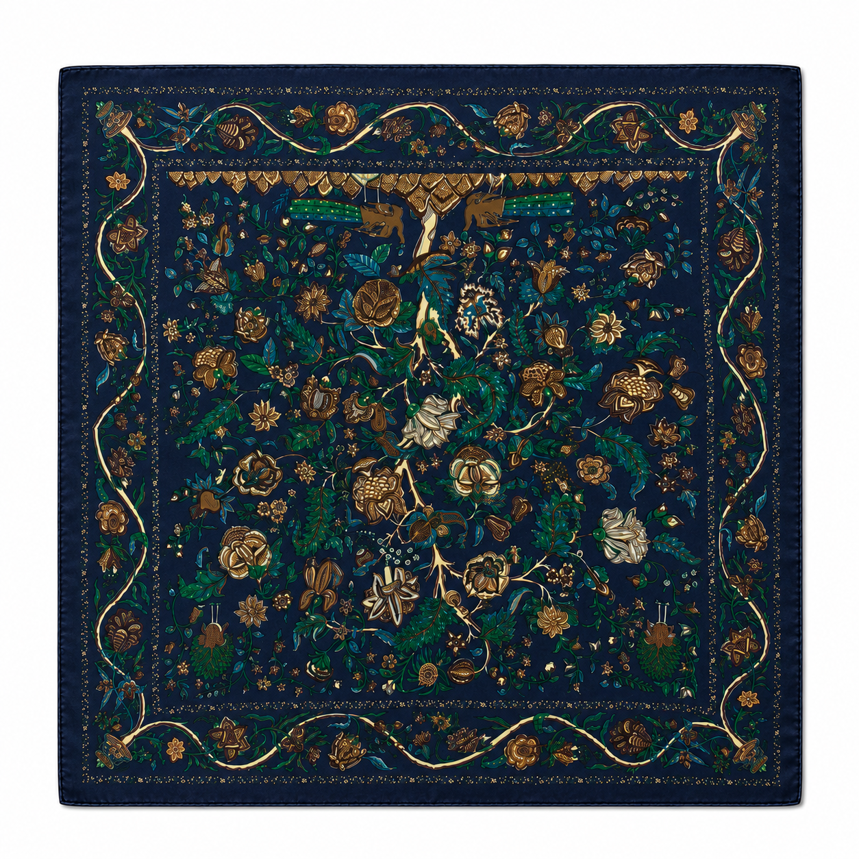 Ornate Floral Bandana